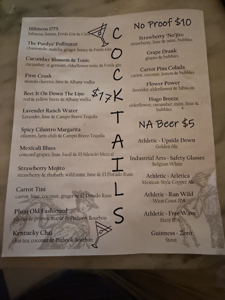 Purdy's Farmer & the Fish Menu - Image 3