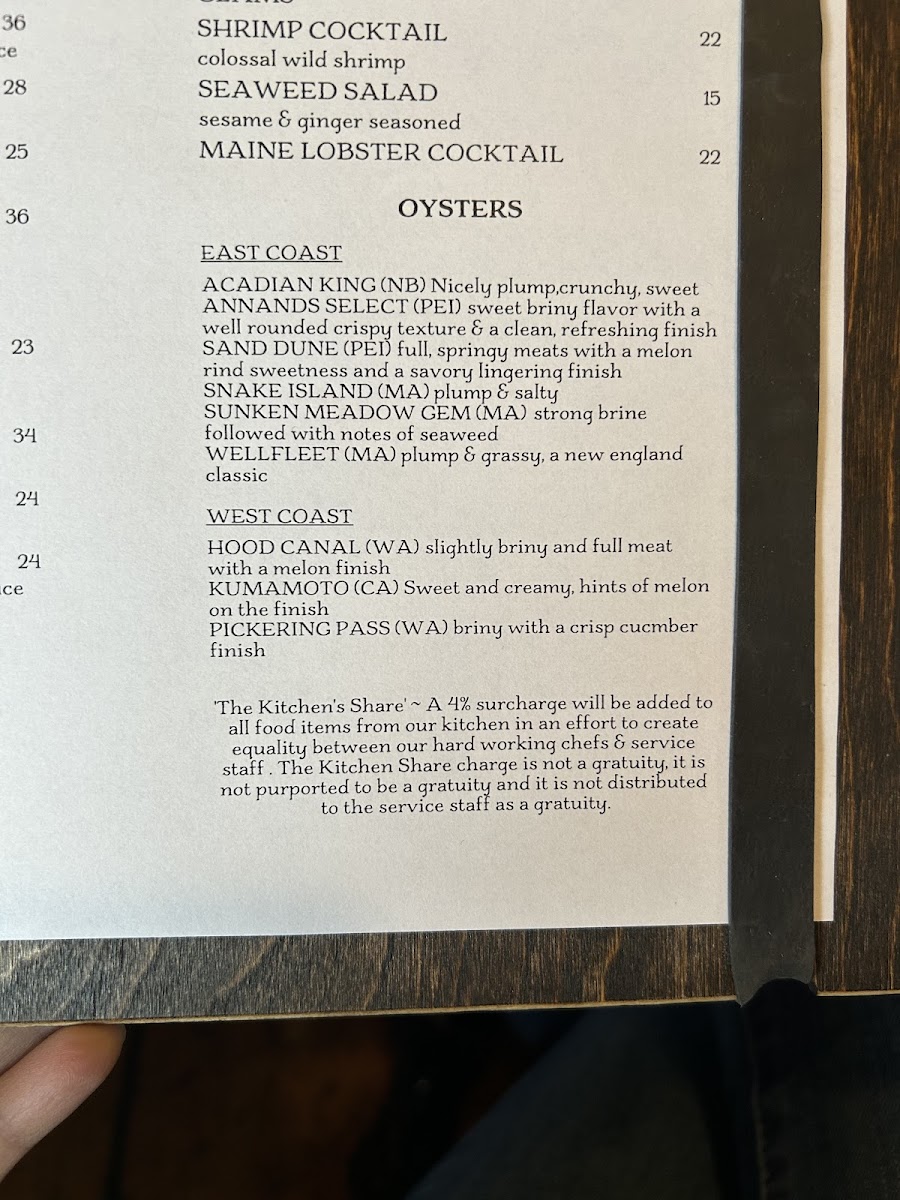 Purdy's Farmer & the Fish Menu - Image 5